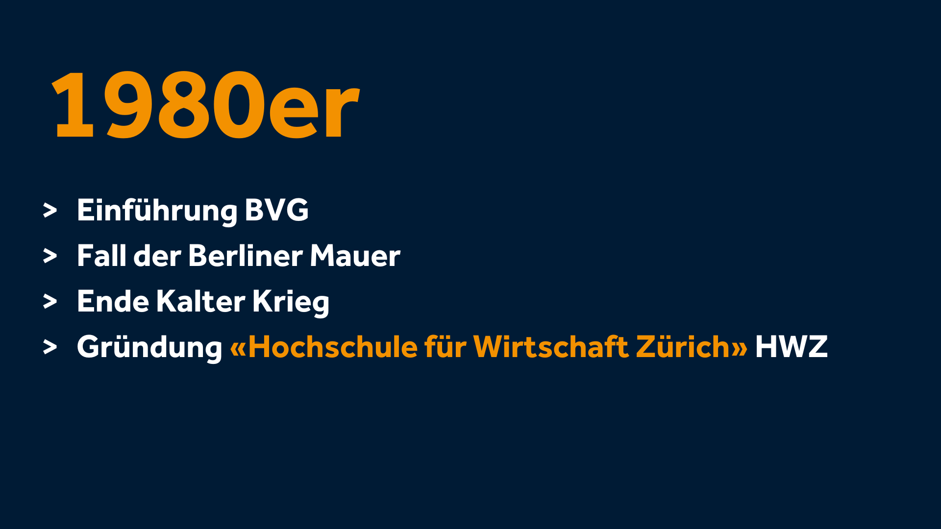 Bild-Slider zur Zeitleiste des Kaufmännischen Verbands Schweiz