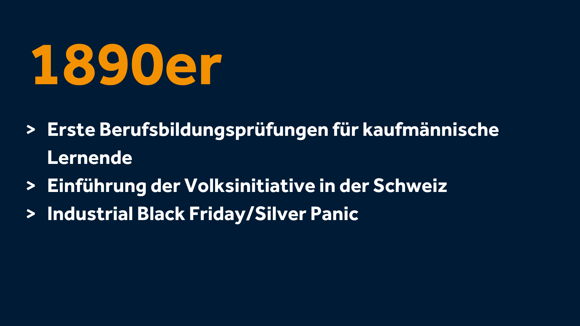 Bild-Slider zur Zeitleiste des Kaufmännischen Verbands Schweiz