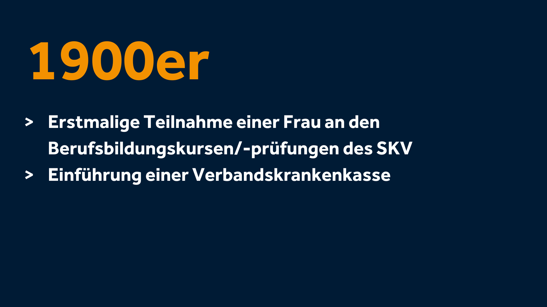 Bild-Slider zur Zeitleiste des Kaufmännischen Verbands Schweiz