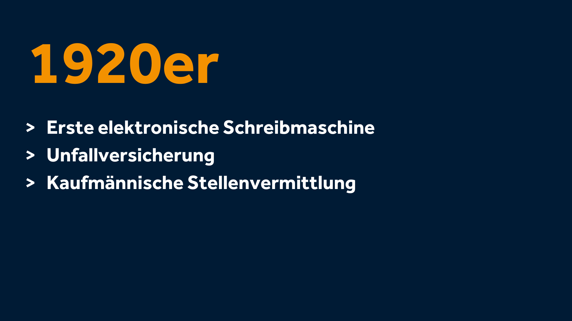 Bild-Slider zur Zeitleiste des Kaufmännischen Verbands Schweiz