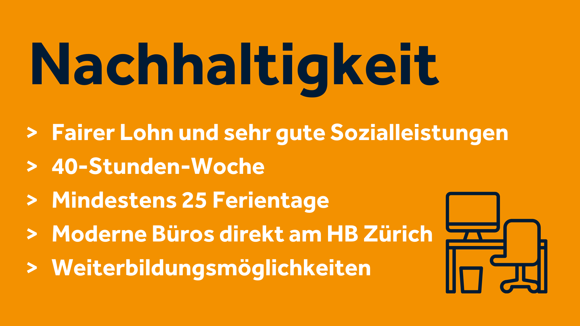 Bild-Slider zu den Benefits einer Karriere beim Kaufmännischen Verband Schweiz 